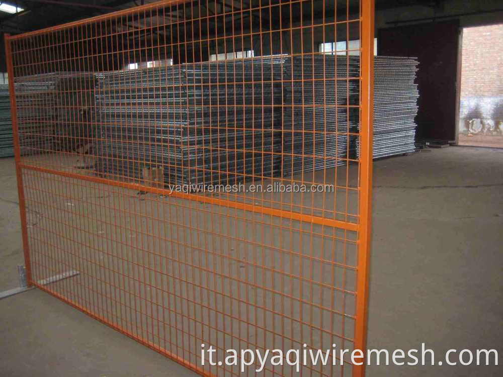 Pannelli di recinzione a catena temporanea da 6 piedi*da 12 piedi